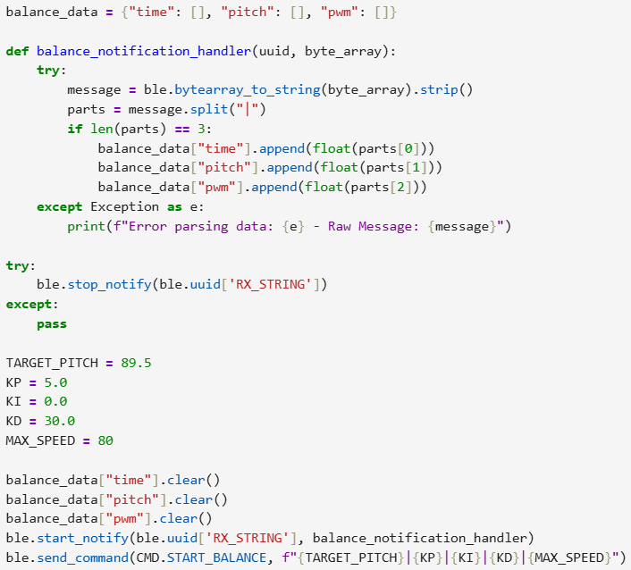 Python BLE interface